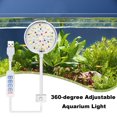 thumbnail image 2 of Visland Fish Tank Clip Lamp USB Power LED Full Spectrum Waterproof Algae Ornamental Lighting Hose Connection 360-degree Adjustable Energy-Saving Tank Light for Turtle Fish Tanks, 2 of 7
