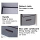 thumbnail image 4 of Cajas de almacenamiento plegables de 2 con tapas - cajas de tela grandes y pequeñas para juguetes, ropa y organización de armarios, caqui/gris/verde, 4 of 6