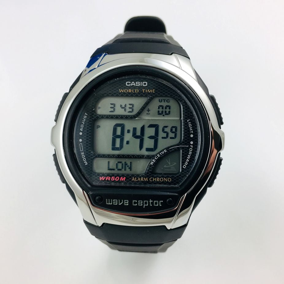 casio atomic time