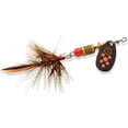 thumbnail image 1 of Mepps BF1DSSFL-FL Black Fury In-Line Spinner #1 1/8oz Dressed Siwash Hook Flourescent Red, 1 of 1