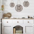 thumbnail image 2 of 3 Pcs Wood Windmill Wall Decor Farmhouse Hanging Decoration Country Wooden Kitchen Rustic Living Room Sculpture Art, 2 of 5
