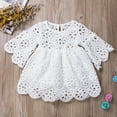thumbnail image 5 of Douhoow Family Matching Dress Women Daughter Dress White Lace Floral Dress, 5 of 8