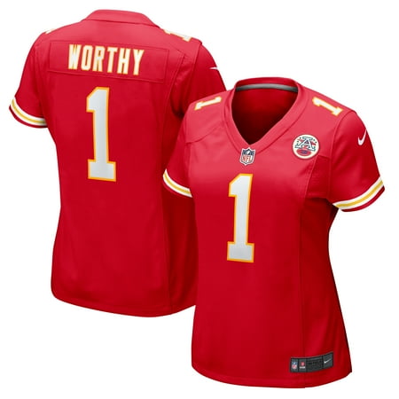 Women's Nike Xavier Worthy Red Kansas City Chiefs Game Jersey