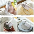 thumbnail image 3 of Dish Brush Kitchen Cleaning Brush Bottle Brush Bathroom Scrub Brushes Sink Household Pot Pan Edge Corners Tile Lines Brush with Stiff-3 Pcs, 3 of 9