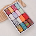 thumbnail image 2 of JUNWELL Fil de Machine en Polyester Couleurs Variées 1000 Yards Chaque Couleur Arc-en-Ciel Fil Polyvalent pour la Couture Fil Arc-en-Ciel Fil de Couture en Polyester Varié Yards Bobine de Fil pour, 2 of 7