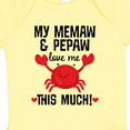 thumbnail image 4 of Inktastic Memaw and Pepaw Love Me Boys or Girls Baby Bodysuit, 4 of 5