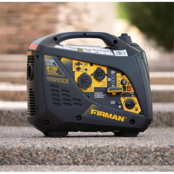 Firman Generators  2100 & 1700W Recoil Start Gas Portable Generator cETL & Carb Certified with Built-In Parallel Kit