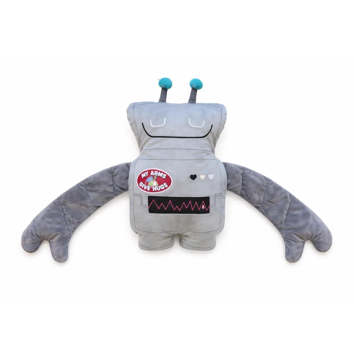 Bumpas Weighted Plush Toy – Machine Washable Calming Stuffed Animal for Kids – Arms and Body are Weighted to Give a Realistic Hug – Soft Companion for Playtime, Naptime & Travel (Buzzby)