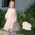 thumbnail image 2 of Vestido de princesa de primavera para niñas de 2 a 6 años, vestido esponjoso elegante de tul de manga larga para niños, ropa para niños, vestidos de cumpleaños para niñas, 2 of 6