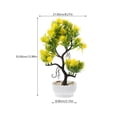 thumbnail image 2 of Mobutofu Indoor Bonsai Tree Artificial Bonsai Tree Plastic No Trimming for 1Set, 2 of 6
