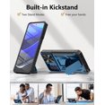 thumbnail image 4 of XINQIHANG for Motorola Moto G-Stylus-5G-2022 Case: Military Grade Drop Proof Protection Cover with Kickstand | Matte Textured Rugged Shockproof TPU | Protective Phone Case for Moto G Stylus 5G 2022, 4 of 7