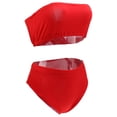 thumbnail image 4 of Traje de baño Salvador para Mujer rojo Conjunto del bikiní del vendaje, 4 of 10