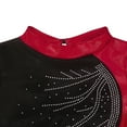 thumbnail image 5 of Girls Gymnastics Leotards Long Sleeve Sparkly Shiny Diamond Ballet Dance Costume One Piece Tumbling Outfits for Practice, 5 of 7