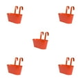 thumbnail image 1 of Guardoinrt Jardinières de Balcon Rampe Suspendue Solution Pratique pour Petits Espaces orange Rouge 5Ensemble, 1 of 6