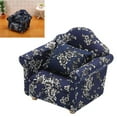 thumbnail image 4 of Sofá de madera Asiento de amor Juego de muebles para el hogar Decoración de 1:12 Sillón Sunnimix Sofá miniatura de casa de muñecas, 4 of 8