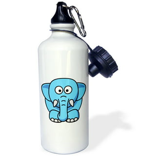 Blue Baby Elephant Personalized Thermos Bottle