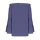 thumbnail image 4 of HongQid Womens Off The Shoulder Long Bell Sleeve Tops Flared Casual Loose Blouse, 4 of 6
