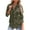 Green, variant on Cotton Linen Shirts for Women Long Sleeve Casual Loose Blouses V Neck Collared Button down T Shirts Tops