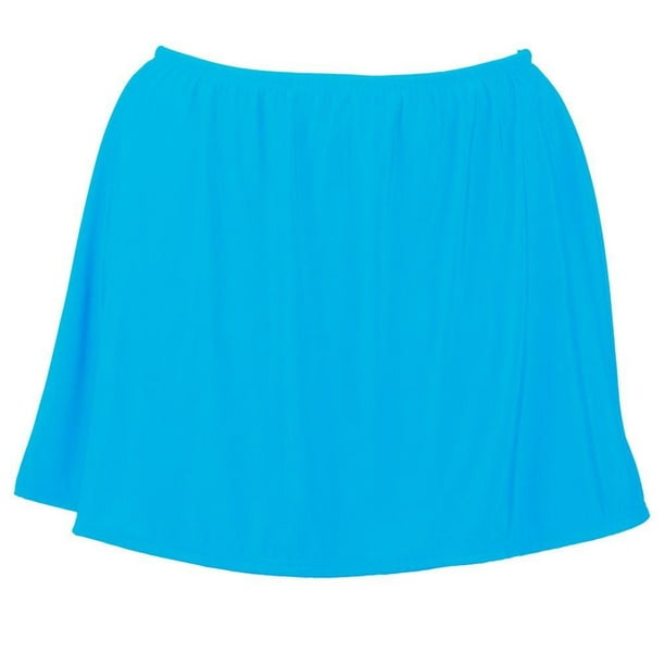 Plus Size Swim Skirt with Built-in Brief - Available in 5 COLORS