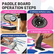 Santasup Stand Up Paddle Board 10 #WOODEN BLUE