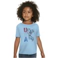 thumbnail image 4 of Popeye the Sailor Man USA Patriot Crewneck T Shirts Boy Girl Teen Brisco Brands XS, 4 of 6