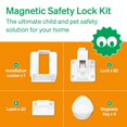 thumbnail image 2 of Magnetic Cabinet Locks Baby Proofing Kit by LoveNoobs™, Child Proof Cabinet Locks, 2 of 7