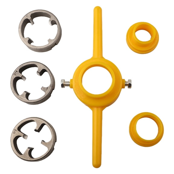 6 Pack PVC Thread Making, Pipe Threader Plumbing Tool, Water Pipe Threader,