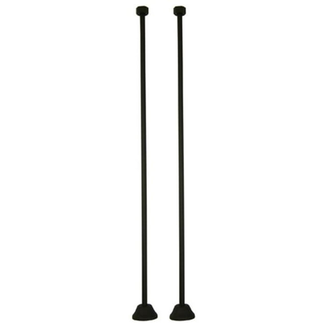 Straight Water Supply Line - Oil Rubbed Bronze Finish - Sold In Pairs