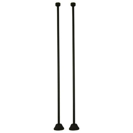 - Straight Water Supply Line - Oil Rubbed Bronze Finish - Sold In Pairs