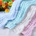 thumbnail image 2 of 10Pcs Baby Washcloths For Sensitive Skin Washcloths Cotton Towels Gauze Square, 2 of 3