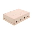 thumbnail image 2 of Caja de montaje superficial Networx de 4 puertos para jack keystone Ethernet, 2 of 8