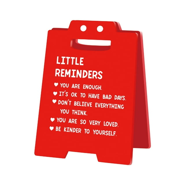 Letreros En Miniatura Adornos Decorativos De Escritorio Adornos De Broma Con Cara De Acrílico Rojo Broma Para Compañeros De Trabajo