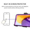 thumbnail image 4 of FIEWESEY for Samsung Galaxy A73 Phone Case,Heavy Duty Shock-Absorption/High Impact Resistant Armor Holster Defender Case with Kickstand + Swivel Belt Clip Holster for Samsung Galaxy A73(Purple), 4 of 6