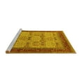 thumbnail image 2 of Ahgly Company Machine Washable Indoor Rectangle Oriental Yellow Industrial Area Rugs, 8' x 12', 2 of 4