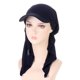 thumbnail image 4 of Gorra de béisbol unisex, chal hiyab, pañuelo musulmán transpirable para el verano, poliéster, talla única, protección solar, 4 of 4
