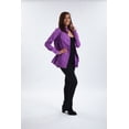 thumbnail image 3 of Women's Lightweight Long-Sleeve Full-Zip Cotton Stand Collar Walking Jacket, 3 of 4