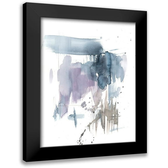 Goldberger, Jennifer 12x14 Black Modern Framed Museum Art Print Titled - Violet and Paynes Splash I