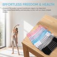 thumbnail image 3 of 6 Pairs Toe Socks, Athletic Running Separated Toes, Breathable Ankle Length, Cute Colorful Patterns Daily Wear, 3 of 8