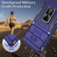 thumbnail image 6 of Pixel 7 case, Google Pixel 7 Case with Slide Camera Cover and HD Screen Protector, Shockproof Google Pixel 7 Phone Case with 360° Magnetic Ring Holder Kickstand Case for Google Pixel 7 Blue, 6 of 12