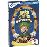 Lucky Charms Smores Breakfast Cereal with Marshmallows, 10.5 OZ