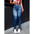 thumbnail image 2 of Leggins Mujer Mezclilla Unitalla Faja Alta Estilo Pantalón Mezclilla, 2 of 6