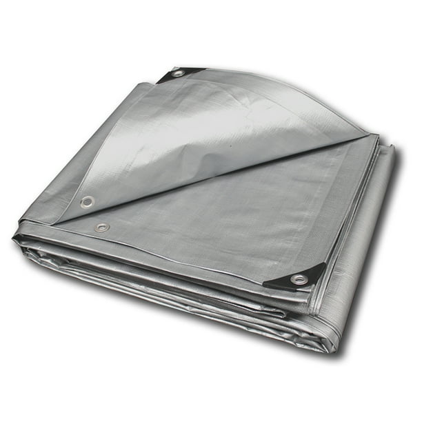 King Canopy Silver Heavy Duty Tarp 20X20