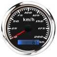thumbnail image 1 of Impermeable Digital velocímetro coche camión calibre 0-200Km/H 85mm 12x8x12cm Negro Sharpla Velocímetro GPS digital marino, 1 of 8