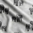 thumbnail image 1 of Soimoi Animals Print, Silk Fabric, Decor Sewing Fabric by The Yard 42 Inch Wide,Decorative Fabric for Shirts Suits Ties, Light Gray, 1 of 5
