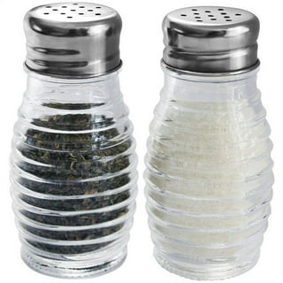 Home Basics 2 oz. Salt and Pepper Shaker, Clear, FOOD PREP