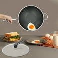 thumbnail image 3 of Miumaeov Double Sided Honeycomb Cooking Frying Pan Stainless Steel Non Stick w/ Glass Lid, 3 of 13