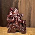 thumbnail image 1 of Ebony Three Rams Bringing Prosperity Figurine, Solid Wood New Chinese Style Home Decoration, Company Decoration, Housewarming/Opening Ceremony Gift, 1 of 3