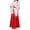 Red, variant on Girls Dresses Chinese Traditional Hanfu Dress for Girls Size 10-12 Fancy Dress with Midi Skirt Retro Robe Long Sleeve Party Dress Festival Girls Clothes Red 7-8 Years