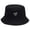 Black, variant on Summer Hats for Women Unisex Heart Embroidered Cotton Bucket Hat Outdoor Sun Fishing Black M