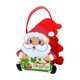 thumbnail image 2 of Bolsas de dulces navideñas para niños, kit de materiales para bolsas de regalo con forma de manzana, para actividades entre padres e hijos, bolsa de mano navideña de aproximadamente 8,27 pulgadas, 2 of 7
